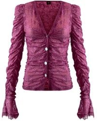 OW Collection - Audrey Lace Cardigan - Lyst