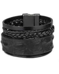 Saachi - Shyama Leather Bracelet - Lyst