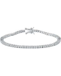 Spero London - Sterling 2Mm Fine Tennis Bracelet - Lyst