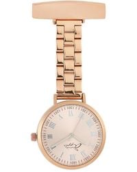 Bermuda Watch Company - Annie Apple Meraki Rose Link Nurse Fob Watch - Lyst