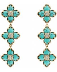 LÁTELITA London - Flower Clover Triple Drop Earrings Arizona - Lyst