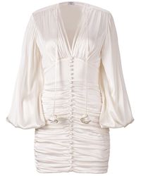Lita Couture - Ruched Mini Dress - Lyst