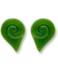 Michael Nash Jewelry - Brigite Matte Forest Resin Earrings - Lyst
