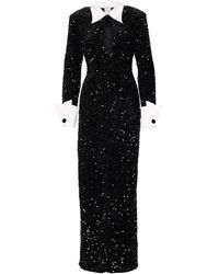 Ofuure - Kali Keyhole Sequin Maxi Dress - Lyst