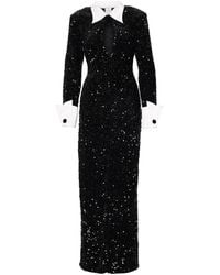 Ofuure - Kali Keyhole Sequin Maxi Dress - Lyst