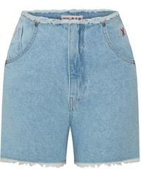 Pcfg - High Waist Denim Shorts - Lyst