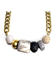 Rachel Nathan - Bone & Coral Necklace - Lyst
