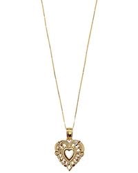 Öugie - The Heirloom Heart Necklace - Lyst