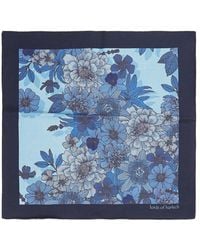 lords of harlech - Hudson Valencia Floral Merino Handkerchief Pocket Square - Lyst
