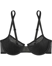 Verdant Intimates - Rose Lace Demi Molded Bra - Lyst