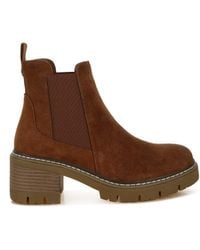 Rag & Co - Vostok Suede Chunky Chelsea Boots - Lyst