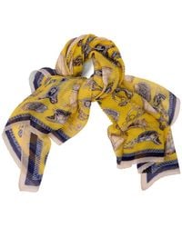 Saachi - Pleated Equestrian Scarf - Lyst