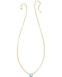 Heather Hawkins Jewelry - Tiny Gemstone Necklace - Lyst