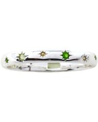 NASI SILVER - Scatter Band Both Sides Now Ring Earth Edition Star Ring - Lyst
