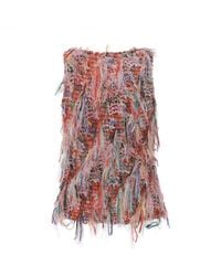 FRONT ROW SHOP - Julie Fringed Top - Lyst