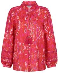 Mercy Delta - Witley Tuscany Pompelmo Blouse - Lyst