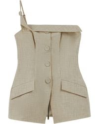 Nocturne - Asymmetric One-Shoulder Blouse - Lyst