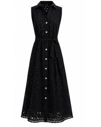 MARICEL - Sangallo Linen Long Dress - Lyst