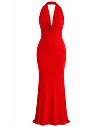 Maison De Gala - Selene Crimson Gown - Lyst