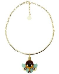Gissa Bicalho - Acrylic Handmade Necklace Choker Petunia Pale - Lyst
