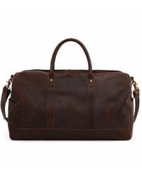 Touri - Genuine Saddel Leather Duffel - Lyst