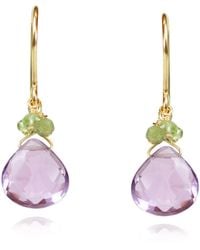 MOUNIR LONDON - Amethyst Drop Earrings - Lyst