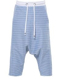 Metamorph - Striped Drop Crotch Denim Trousers - Lyst