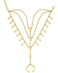 Lucy Quartermaine - Drop Hand Chain - Lyst
