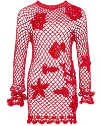 Andreeva - Cherry Handmade Crochet Top & Cover-Up - Lyst
