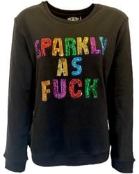 Any Old Iron - Sparkly As Fuck Sequin Sweatshirt - Lyst