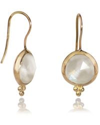 The Jewellery Store London - Moonstone 'You Are Loved' Hook Earrings - Lyst