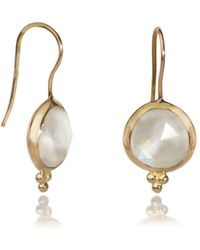 The Jewellery Store London - Moonstone 'You Are Loved' Hook Earrings - Lyst