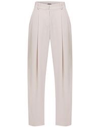 Helen Mcalinden - Neutrals Lyra Natural Pearl Trousers - Lyst