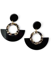 By Chavelli - Joyce Hoop Dangles - Lyst