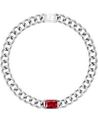 Arte Madrid - Pet It On Cuban Chain Choker Necklace - Lyst