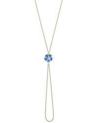 Agora Jewellery - Forget Me Not Hand Chain Bracelet - Lyst
