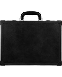 Time Resistance - Leather Attaché Case Briefcase - Lyst