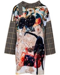 ARTISTA - Artist Printed Short Dress - Lyst