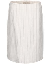NUAJE NUAJE - Le Straight Midi Skirt - Lyst