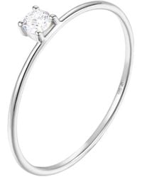 Dyamka - Diamond Solitaire Ring - Lyst