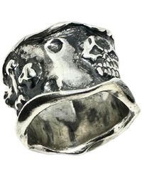 Tg-Jewellery by Tamara Gervasio - Skulls And Bones Ring – Sterling - Lyst