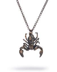 Ebru Jewelry - Scorpion Guardian Sterling Necklace - Lyst
