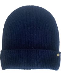 tirillm - "holly" Rib Knitted Cashmere Hat -navy - Lyst