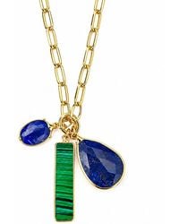 Persia Dona Jewelry - Three Gemstones Necklace - Lyst