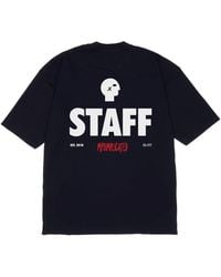 mysimplicated - Oversized T-Shirt With Staff Print - Lyst