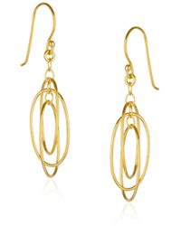 Spero London - Nested Loop 3D Drop Earrings - Lyst
