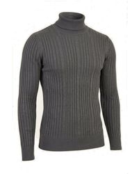 Ron Tomson - Roll Neck Ribbed Sweater - Lyst