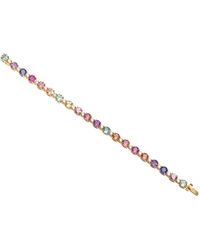 Arte Madrid - Gemma Chromatic Tennis Bracelet - Lyst