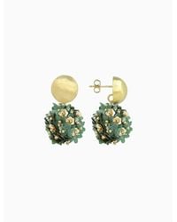 LOTT.gioielli - Sequin Flower Globe Earrings M - Lyst