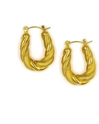 Superdivajewellery - Croissant Hoop Earrings - Lyst